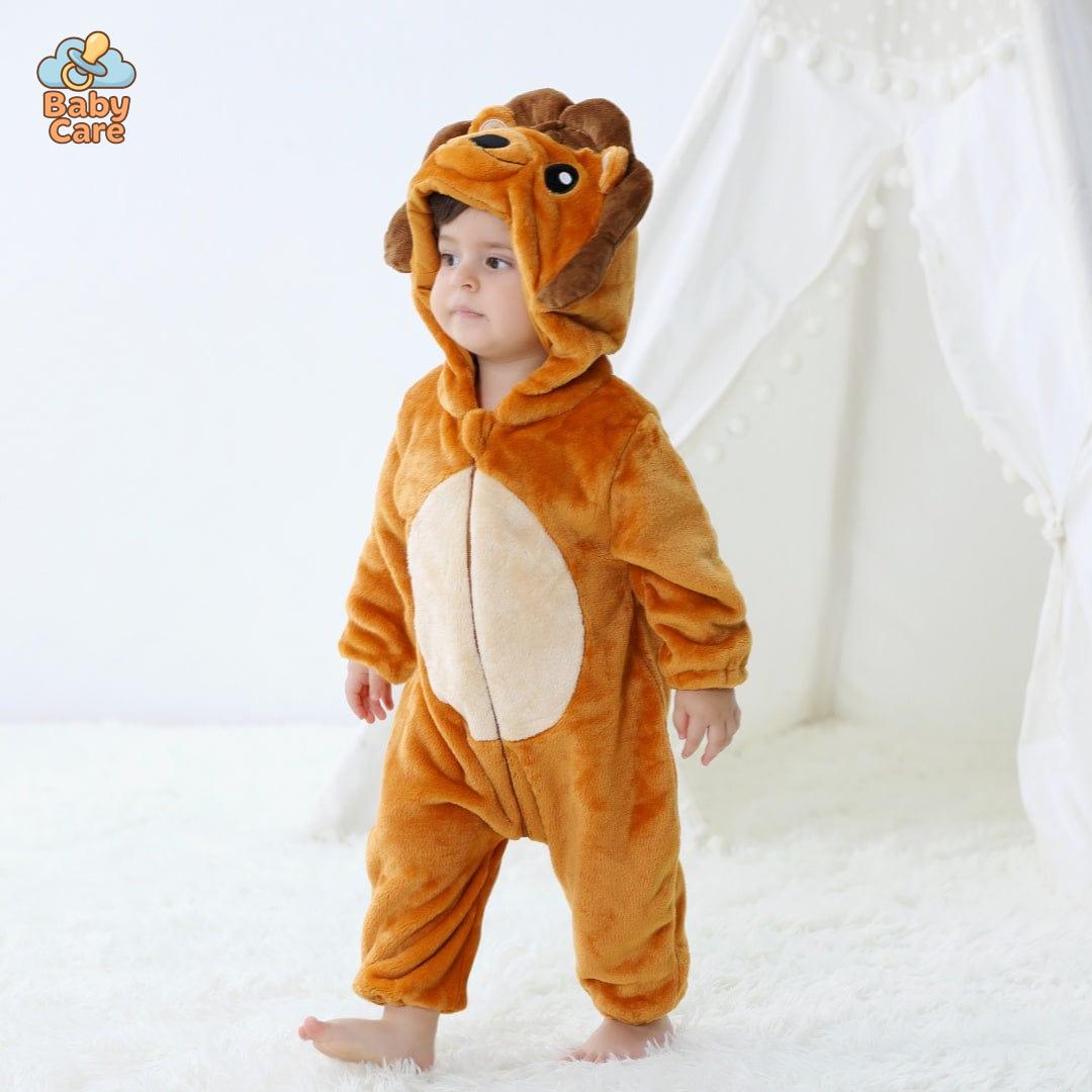Déguisement Lion Bébé à Capuche Douce
