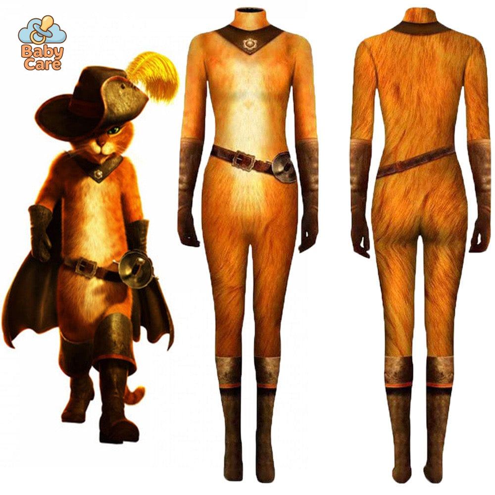 Déguisement Chat Cosplay Chat Botté Enfant & Adulte
