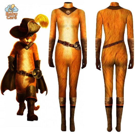 Déguisement Chat Cosplay Chat Botté Enfant & Adulte