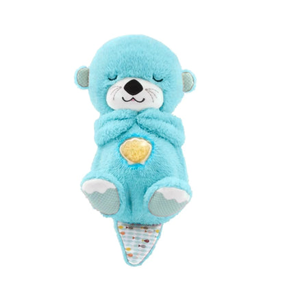 peluche loutre bleu