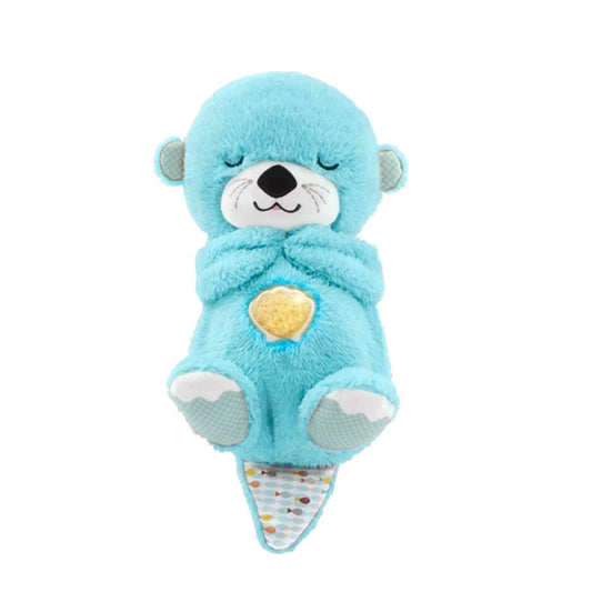 peluche loutre bleu