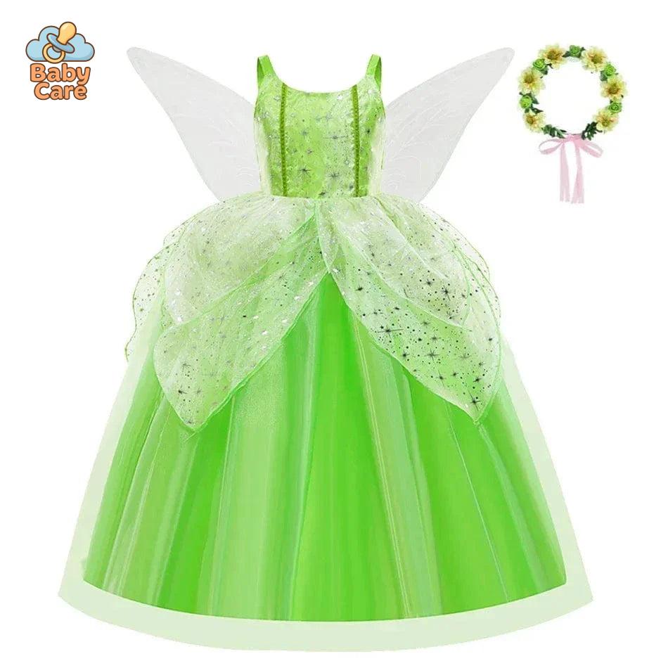 Déguisement fée Princesse Verte pour Enfant