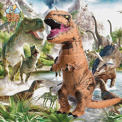 Déguisement dinosaure gonflable carnaval enfant et adulte
