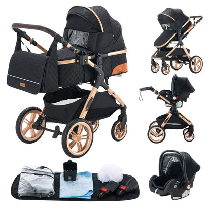 Poussette trio 3 en 1 Dernière génération – Poussette, Landau, Siège Auto et ses accessoires