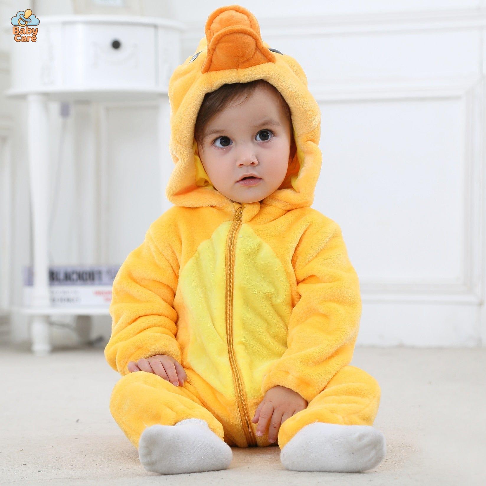 Grenouillère déguisement animaux bébé