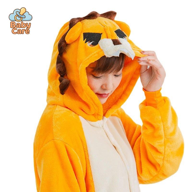 Déguisement lion Pyjama Douillet Unisexe en Polaire
