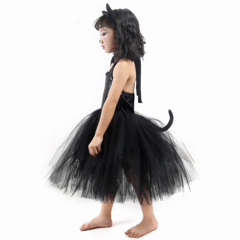 Déguisement Chat Noir Enfant avec Accessoires