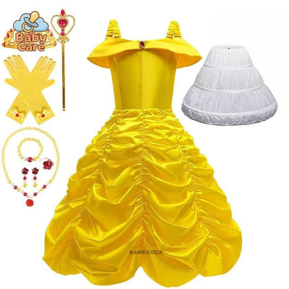 Déguisement Princesse Belle Enfant avec Accessoires
