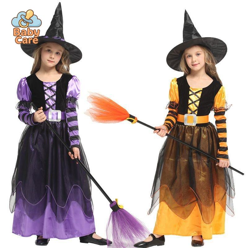 Déguisement de Sorcière Enfant avec Accessoires