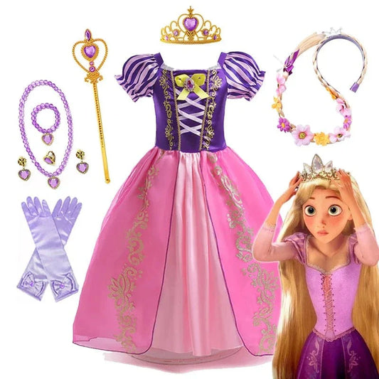 Déguisement Princesse Enfant Raiponce Costume Violet