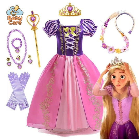 Déguisement Princesse Enfant Raiponce Costume Violet