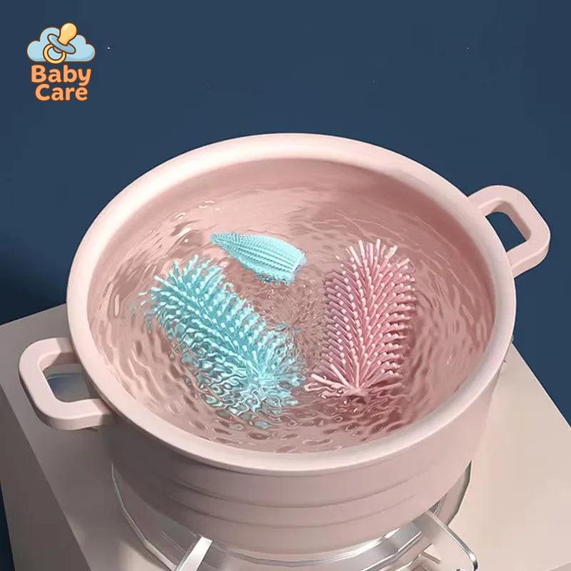 Ensemble de brosse à biberon et tétine – Goupillon à biberon