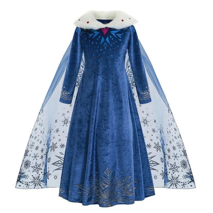 Déguisement Princesse Robe Elsa Anna Fille