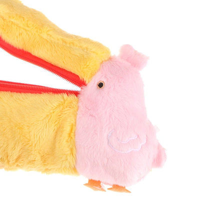 Trousse kawaii pelican en peluche