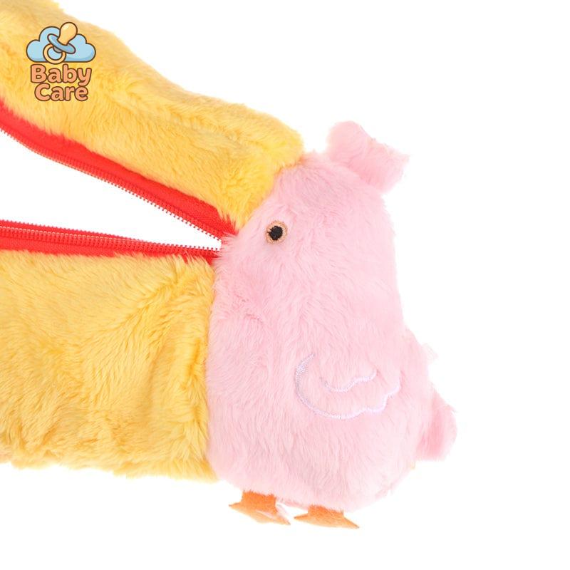 Trousse kawaii pelican en peluche