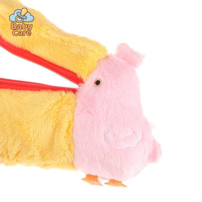 Trousse kawaii pelican en peluche