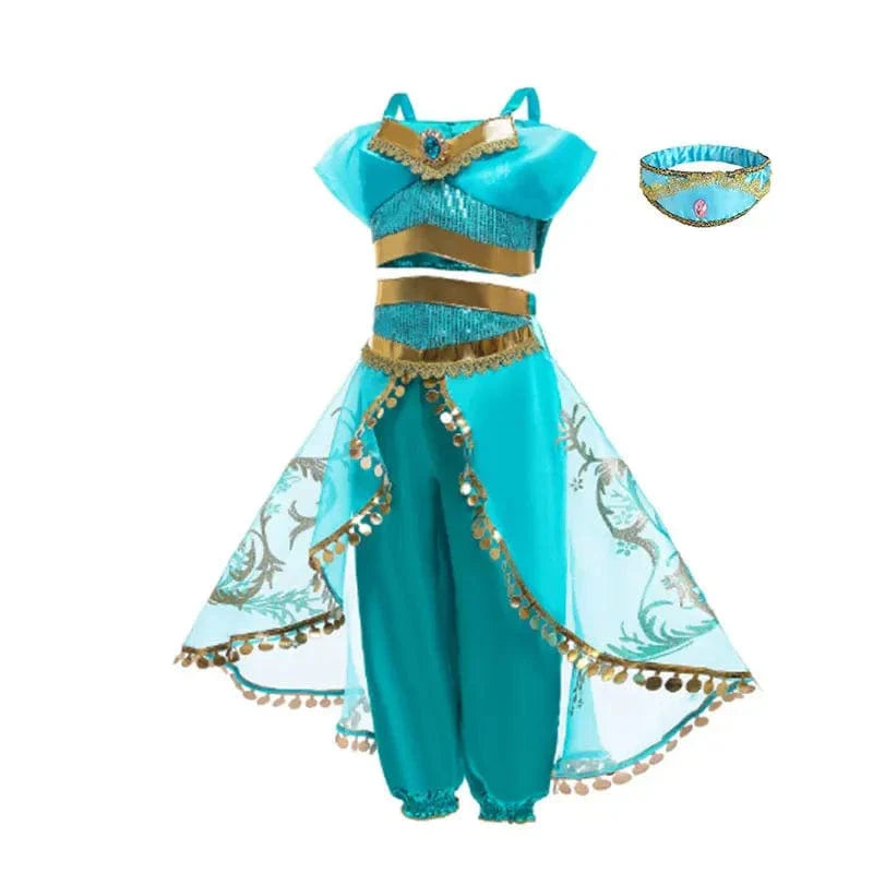 Déguisement Princesse Jasmine Fille Luxe