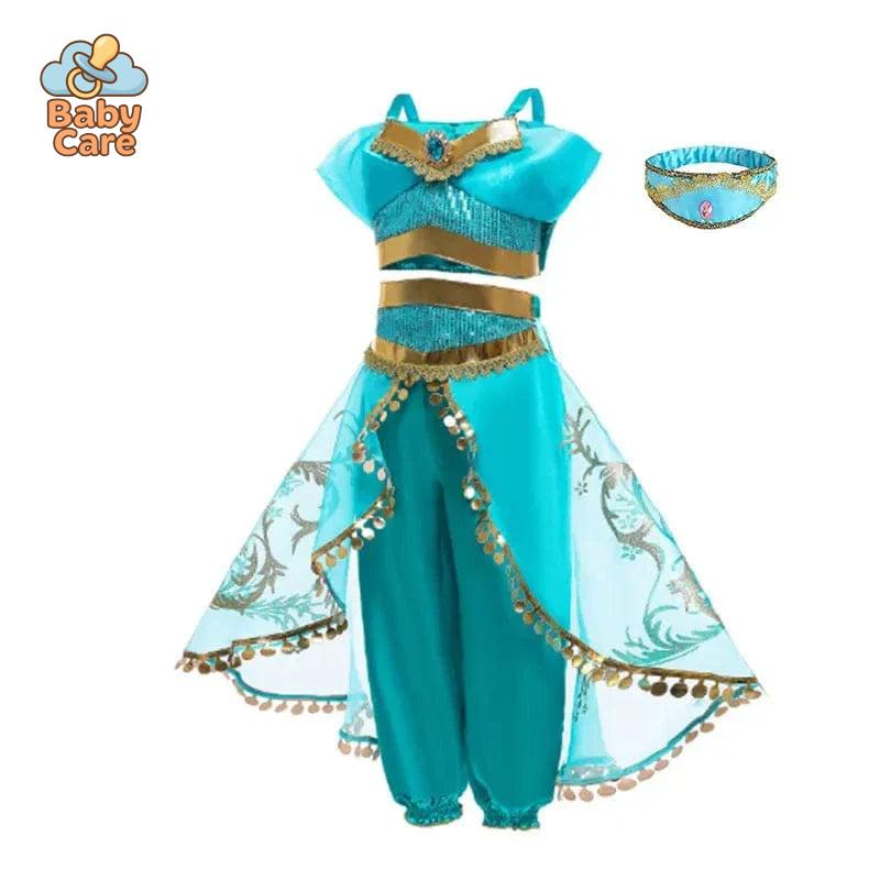 Déguisement Princesse Jasmine Fille Luxe