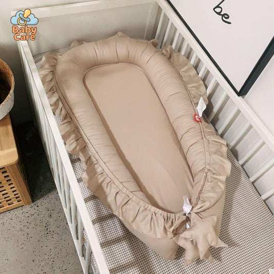 Réducteur de lit bébé – nid bébé en coton