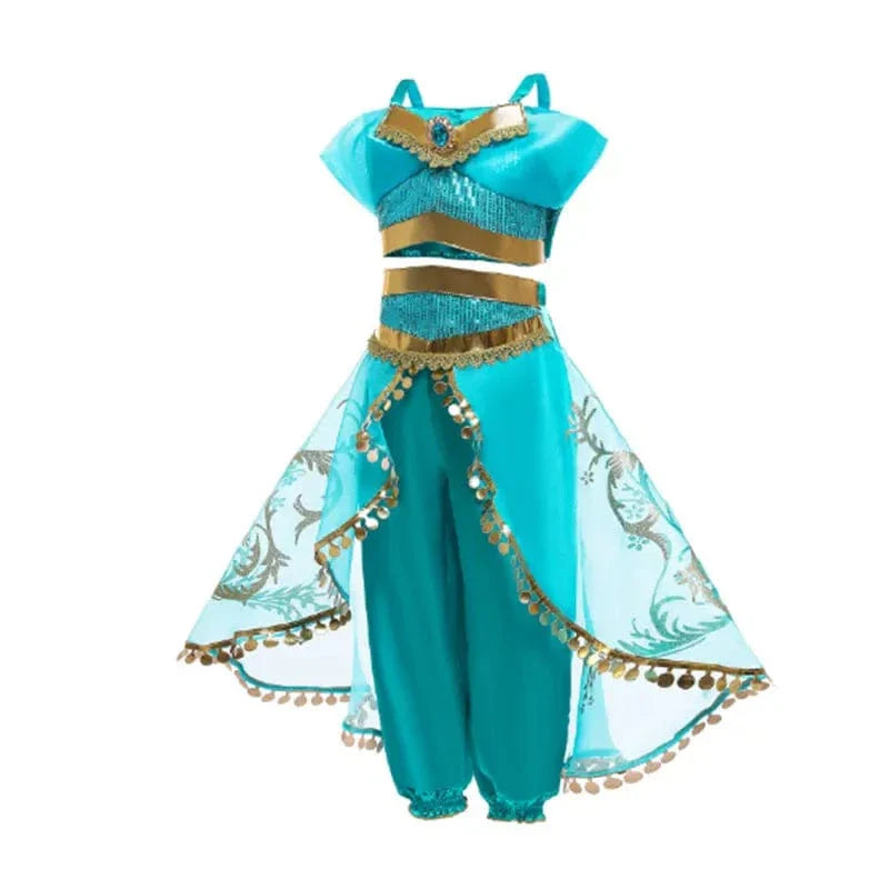 Déguisement Princesse Jasmine Fille Luxe