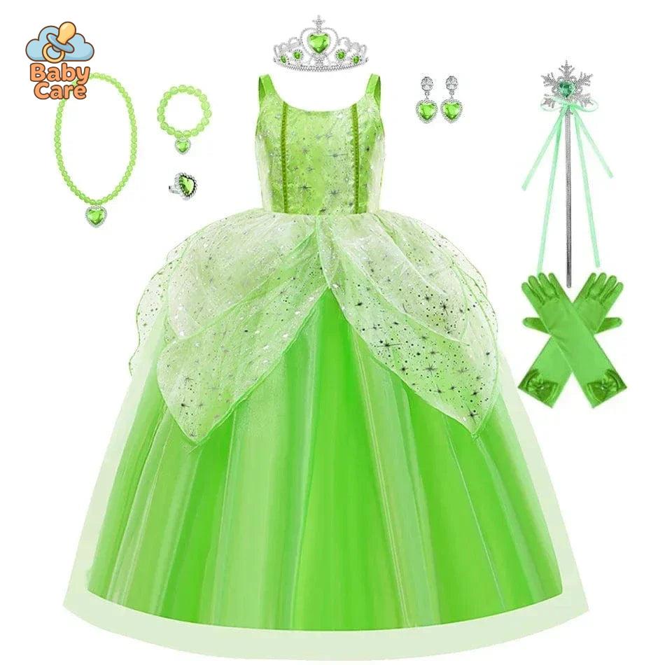 Déguisement fée Princesse Verte pour Enfant