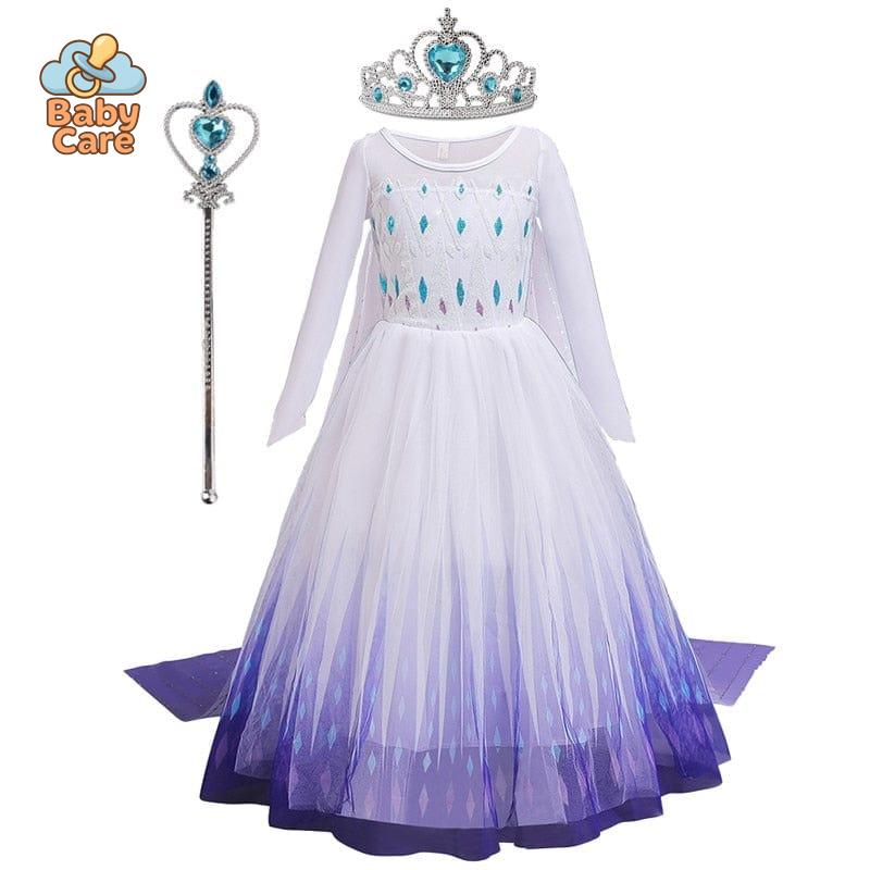 Déguisement princesse carnaval 4 à 10 ans