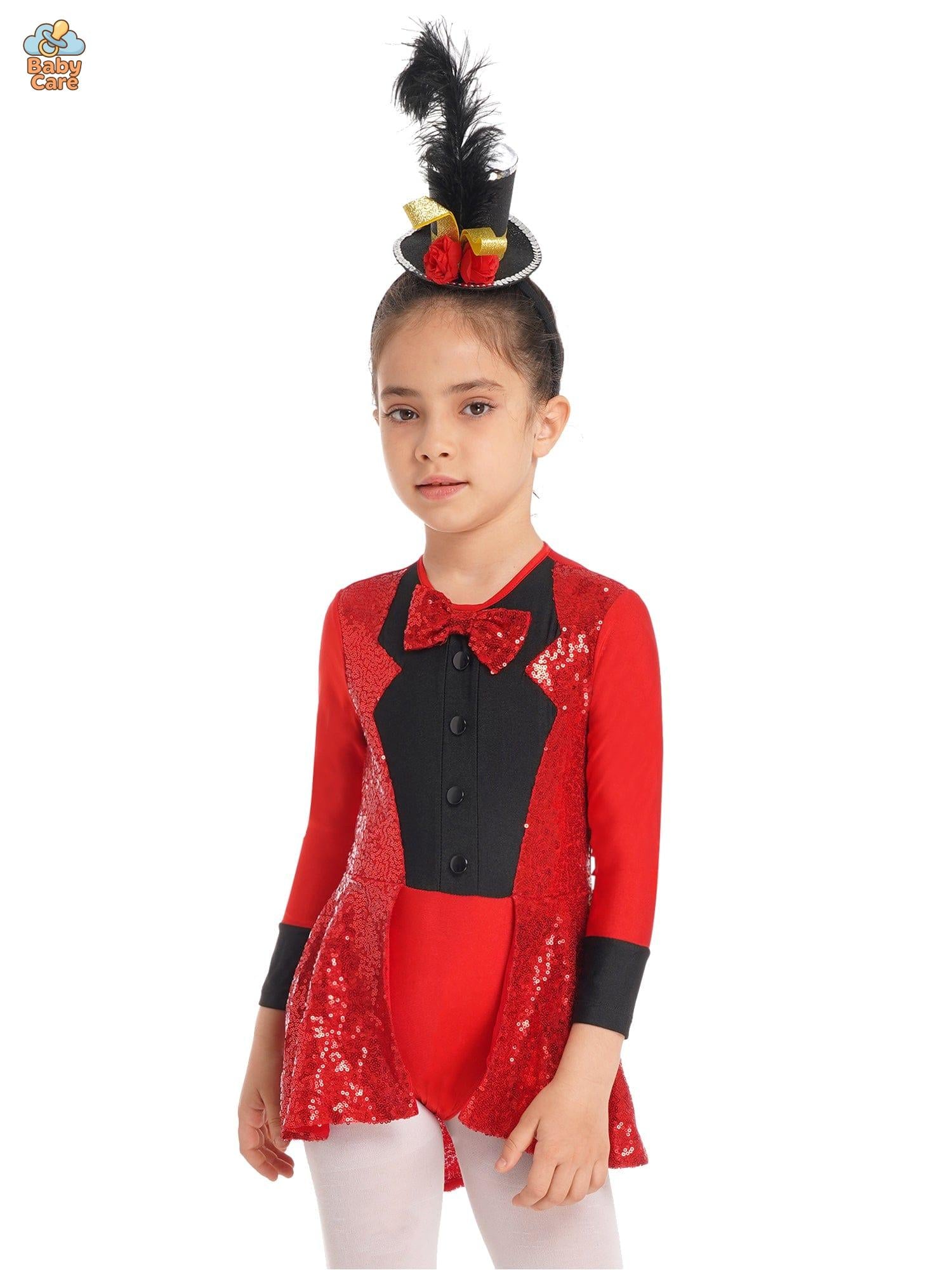 Déguisement de magicien Fille avec Paillettes Élégantes