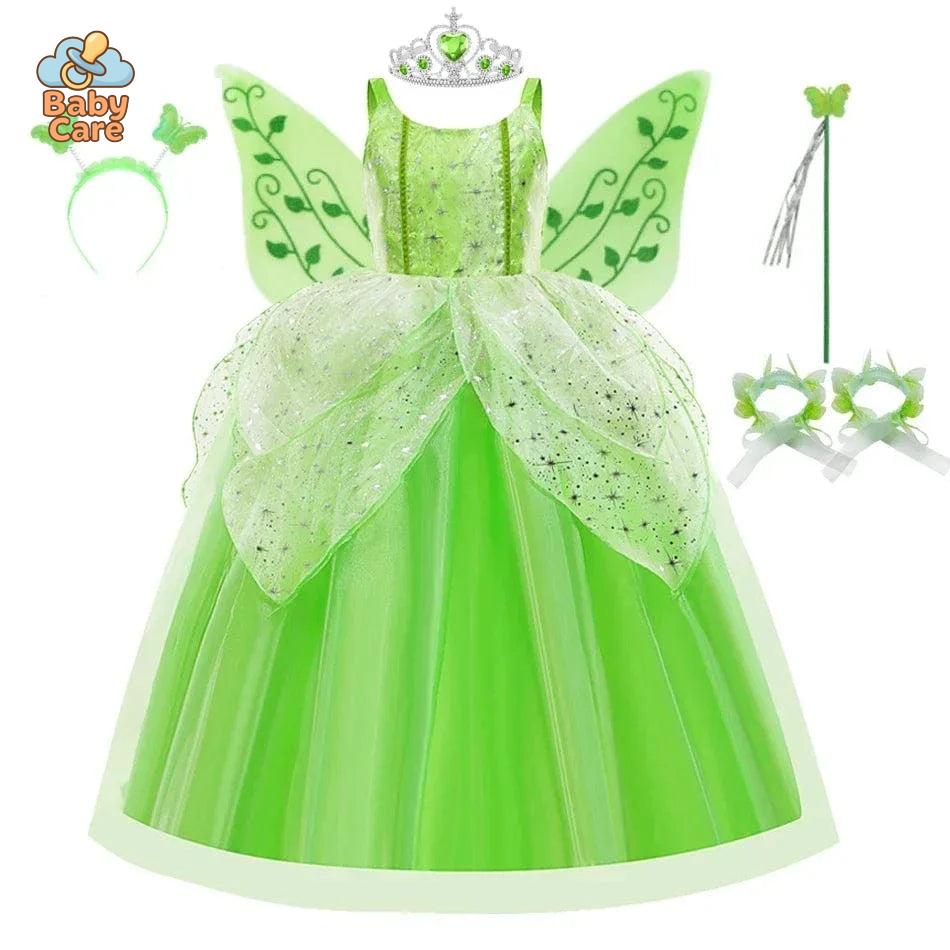 Déguisement fée Princesse Verte pour Enfant
