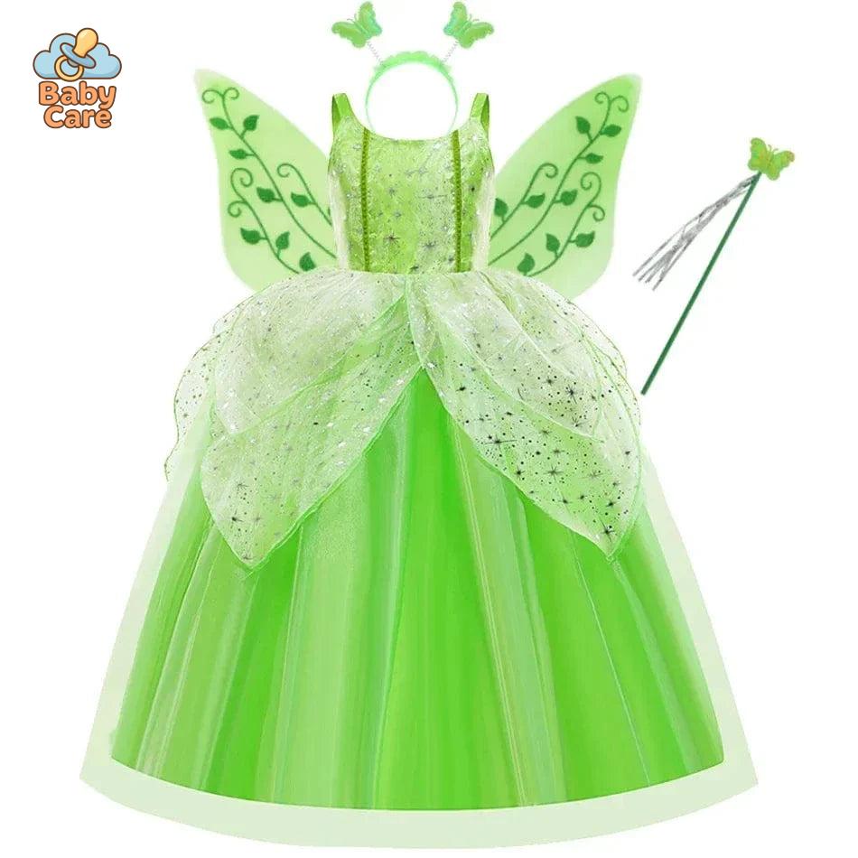 Déguisement fée Princesse Verte pour Enfant