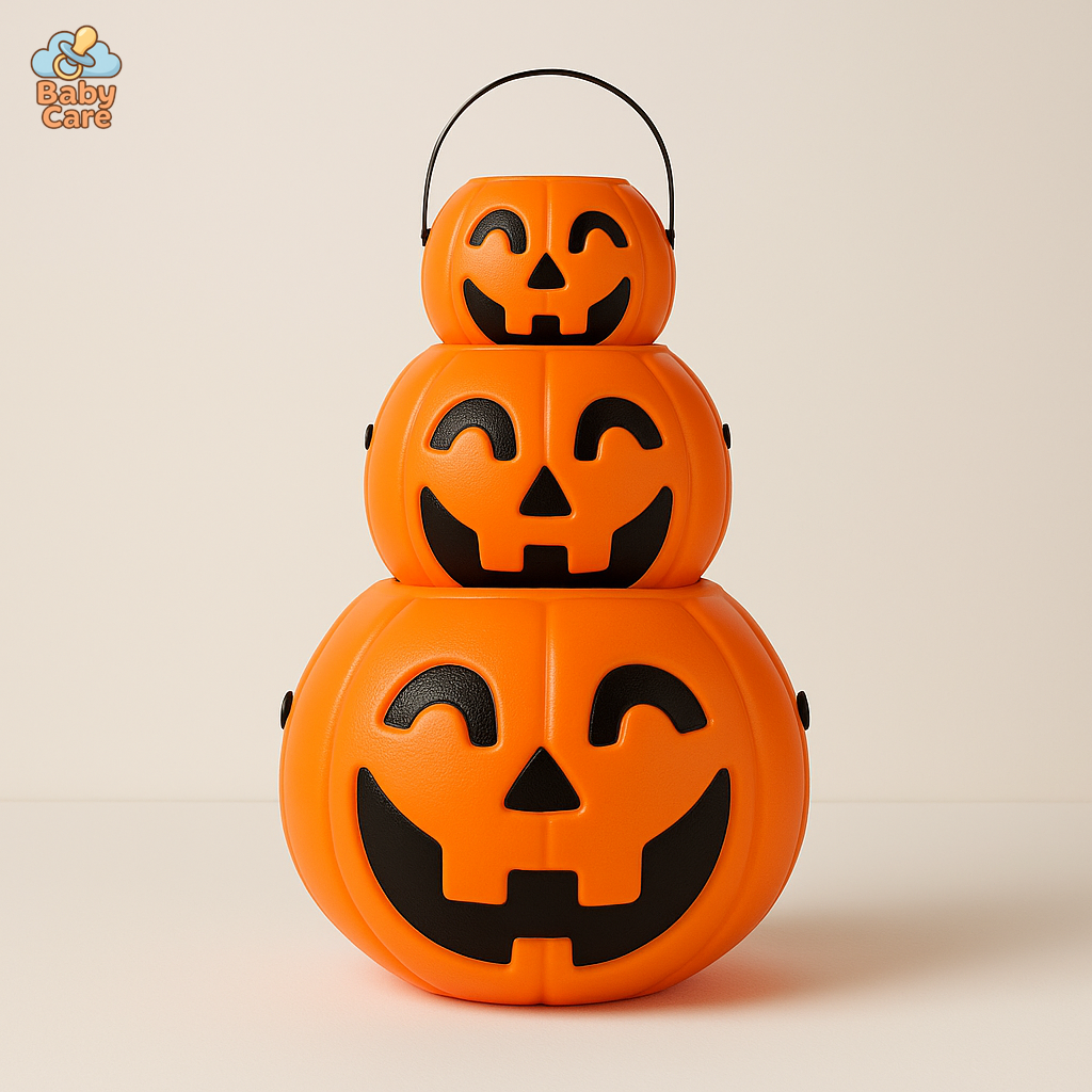 Sceau bonbon halloween forme de citrouille