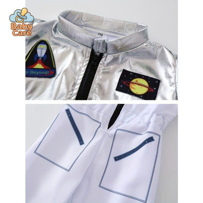 Costume d'Astronaute Enfant avec Casque Brillant