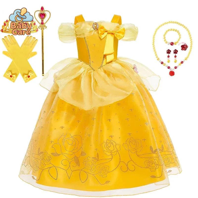 Déguisement Princesse Belle Enfant avec Accessoires