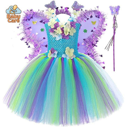 Déguisement fée Papillon Fille Tutu Magique