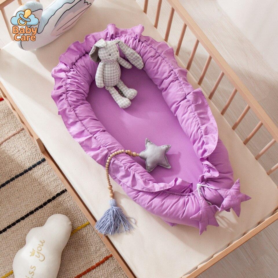 Réducteur de lit bébé – nid bébé en coton