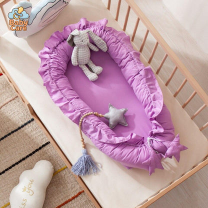 Réducteur de lit bébé – nid bébé en coton