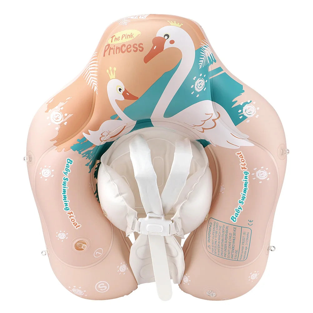 Bouée pour bébé Rose avec ombrelle – flotteur pour bébé