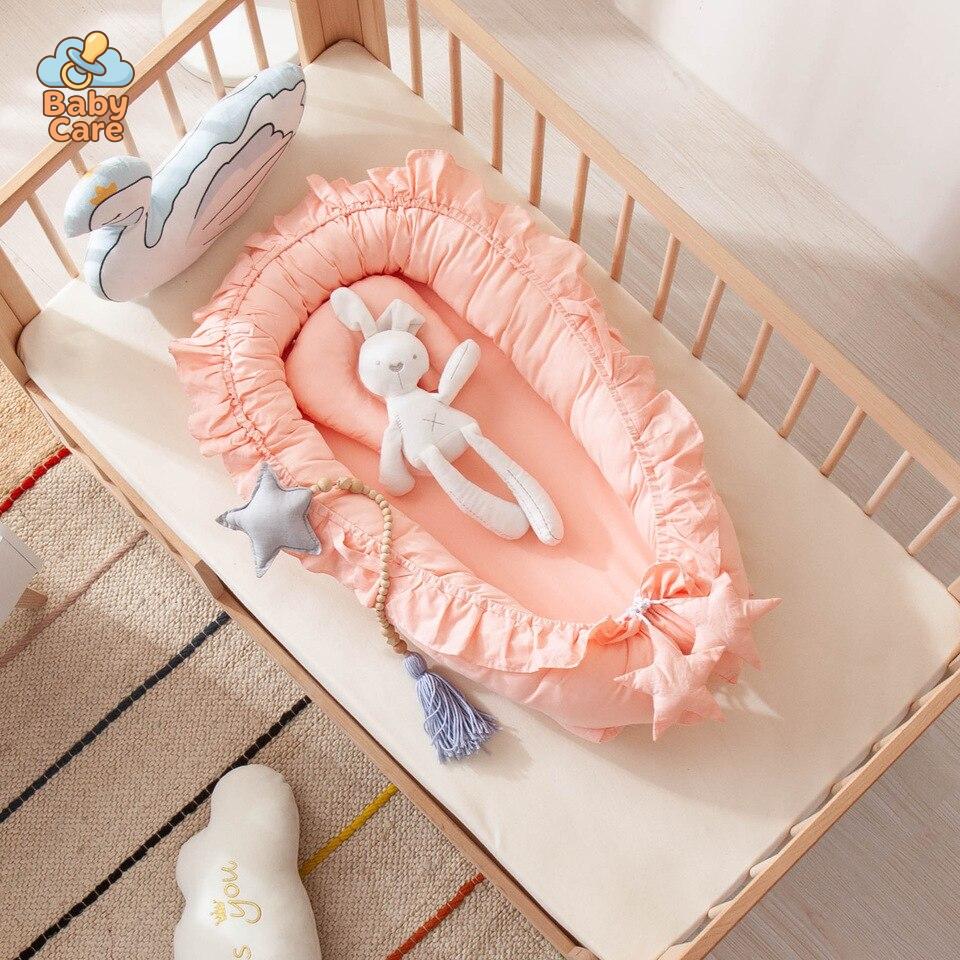 Réducteur de lit bébé – nid bébé en coton