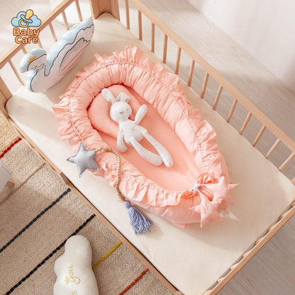Réducteur de lit bébé – nid bébé en coton