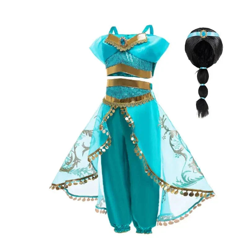 Déguisement Princesse Jasmine Fille Luxe