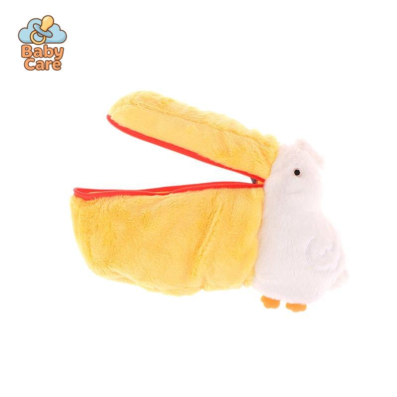 Trousse kawaii pelican en peluche