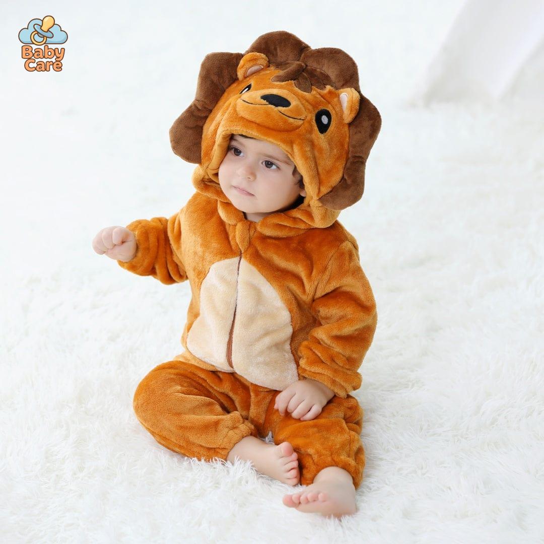 Déguisement Lion Bébé à Capuche Douce