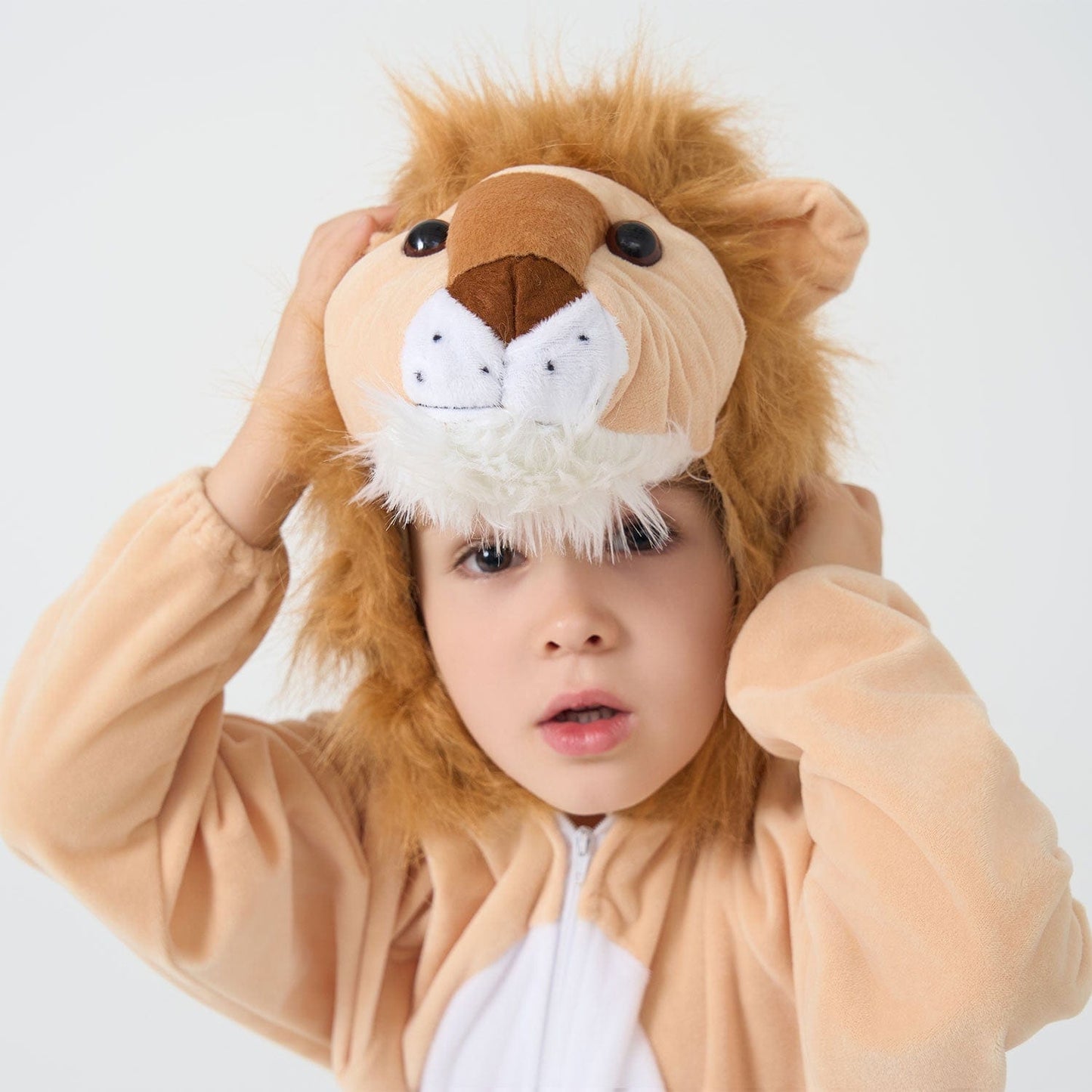 Déguisement Lion Enfant Combinaison Velours