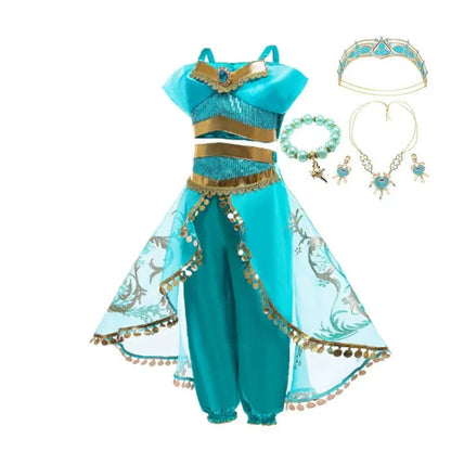 Déguisement Princesse Jasmine Fille Luxe