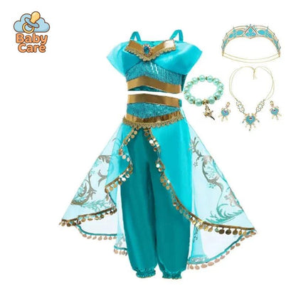 Déguisement Princesse Jasmine Fille Luxe