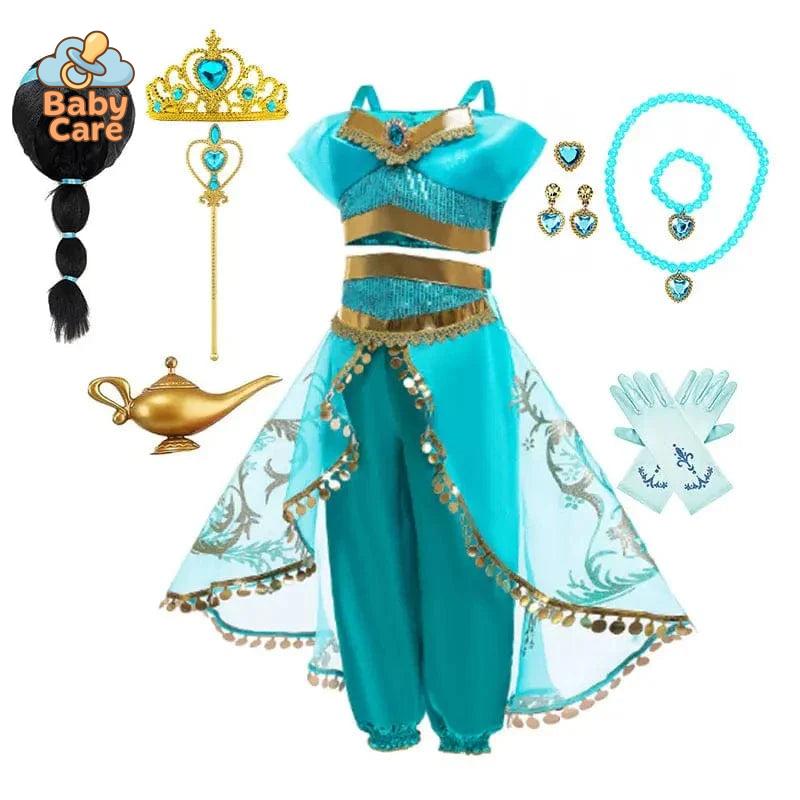 Déguisement Princesse Jasmine Fille Luxe