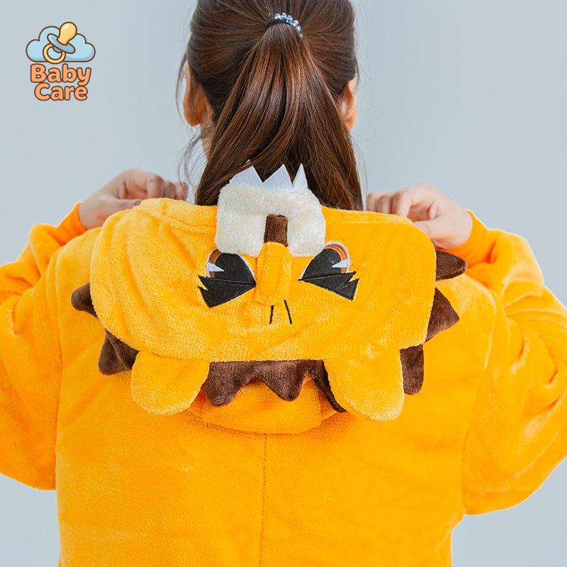 Déguisement lion Pyjama Douillet Unisexe en Polaire