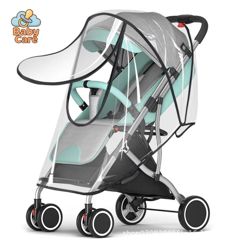 Protection de pluie – Housse de poussette imperméable pour bébé