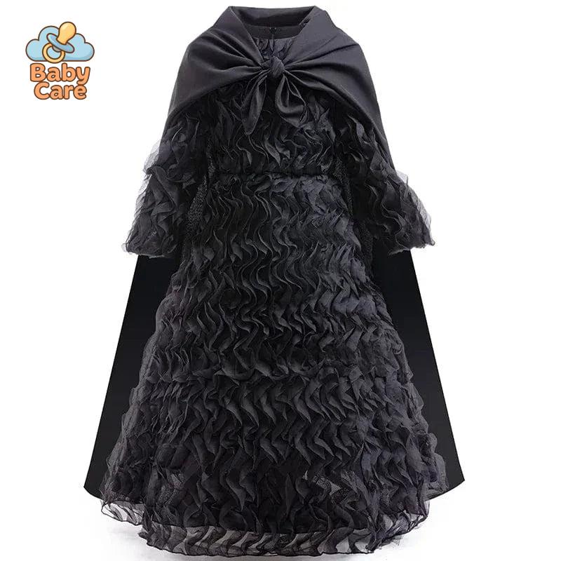 Déguisement de Sorcière Halloween Enfant Robe Noire