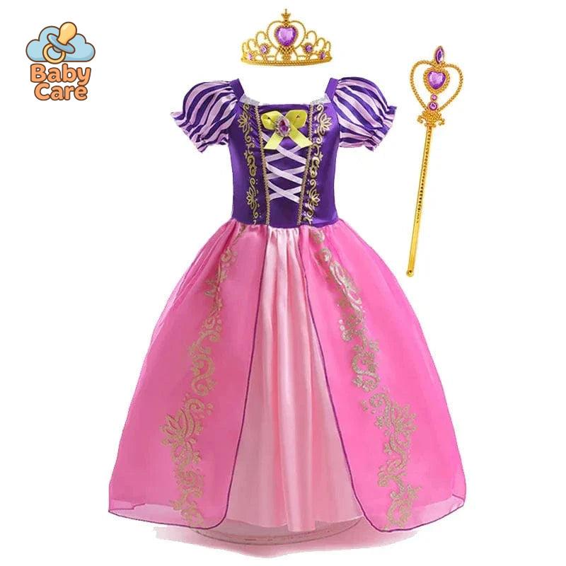 Déguisement Princesse Enfant Raiponce Costume Violet