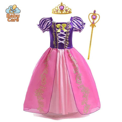 Déguisement Princesse Enfant Raiponce Costume Violet